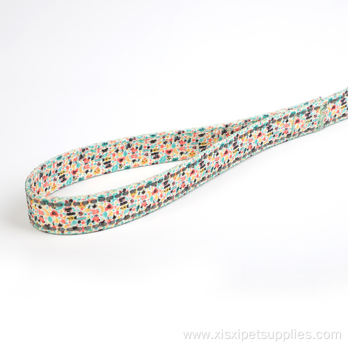 Pet Personalized Polyester Sublimation dog collar leash